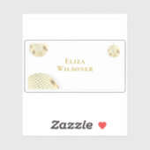 Sticker Boule Gold Disco (Feuille)