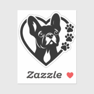Sticker Bouledogue Français