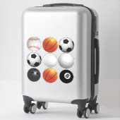 Sticker Boules de sport (Sur valise)