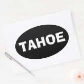 STICKER BOULEUR OVAL DU LAC TAHOE (Enveloppe)
