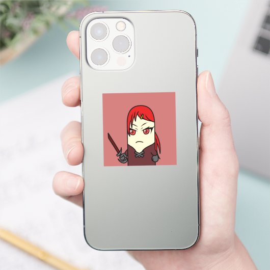 Sticker bouman1006 YAOYOROZU HEROs　村娘の火短剣使いジュイル (Téléphone)