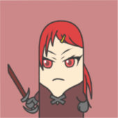Sticker bouman1006 YAOYOROZU HEROs　村娘の火短剣使いジュイル (Recto)