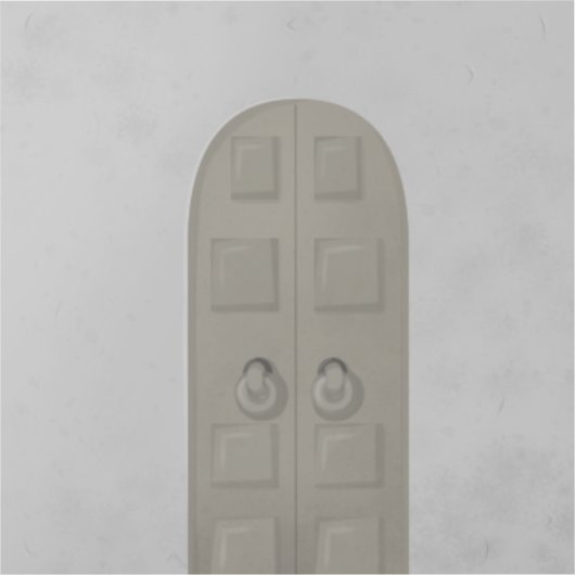 Sticker bouman1068　YAOYOROZU HEROs キャッスルウォール＆ドア (Recto)