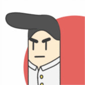 Sticker bouman121 リーゼント (Recto)