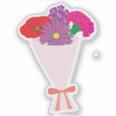Sticker Bouquet de fleurs (Devant)