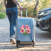 Sticker Bouquet de lys rose (Valise Insitu)