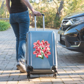 Sticker Bouquet de lys rose (Valise Insitu)