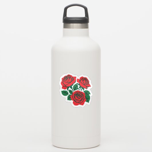 Sticker Bouquet de roses (Gourde)