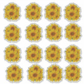 Sticker Bouquet de tournesols joyeux (Devant)