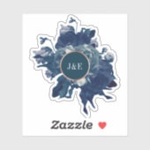 Sticker Bouquet d'or Rose de la Marine (Feuille)