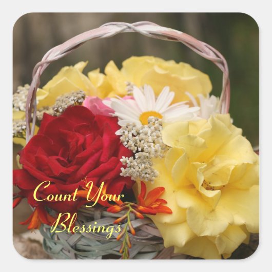 Sticker Bouquet Garden Rose (Devant)