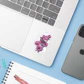 Sticker Bouquet Wren (Ordinateur portable avec iPhone)