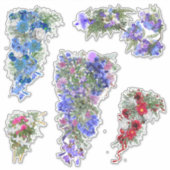 Sticker Bouquets de fleurs mariages (Devant)