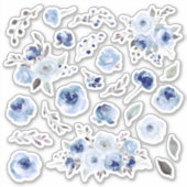 Sticker Bouquets de Mariages floraux Rose (Devant)