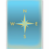 Sticker Boussole de navigation (Devant)