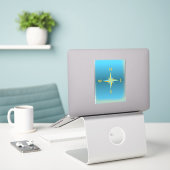 Sticker Boussole de navigation (Ordinateur portable sur le bureau)