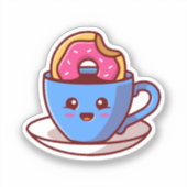 Sticker Bouteille De Café (Recto)