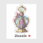 Sticker Bouteille de parfum vintage (Feuille)