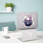 Sticker BOUTEILLE DE POTION [1 violet] (Ordinateur portable sur le bureau)