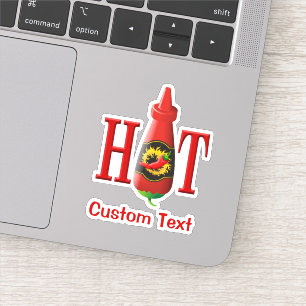 Sticker Bouteille de sauce chaude