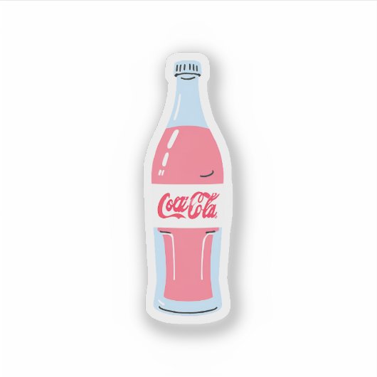 Sticker Bouteille de soda (Devant)