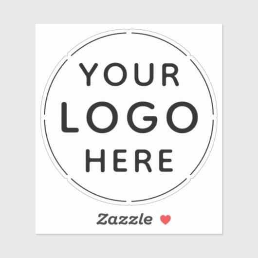 Sticker Bouteille d'eau de marque Logo de l'entreprise per (Feuille)