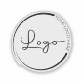 Sticker Bouteille d'eau de marque pour logo professionnel (Devant)