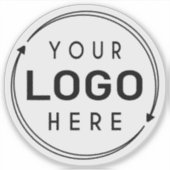 Sticker Bouteille d'eau de marque sur mesure (Devant)