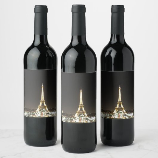 Sticker Bouteille Vin Paris (Bouteilles)