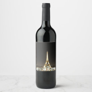 Sticker Bouteille Vin Paris
