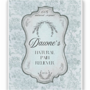 Sticker Bouteille vintage de jarre d'antiquité