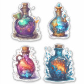 Sticker Bouteilles de potion magique (Devant)