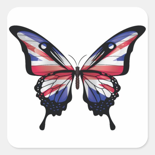 Sticker Bouton Bouton à queue noire britannique (Devant)