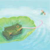 Sticker Bouton de capture de grenouille (Recto)