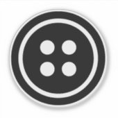 Sticker Bouton noir (Devant)