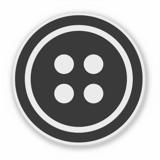 Sticker Bouton noir (Devant)