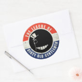 Sticker "Bouton" pour hommes sales (Enveloppe)