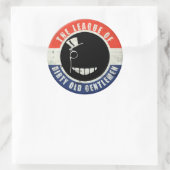 Sticker "Bouton" pour hommes sales (Sac)