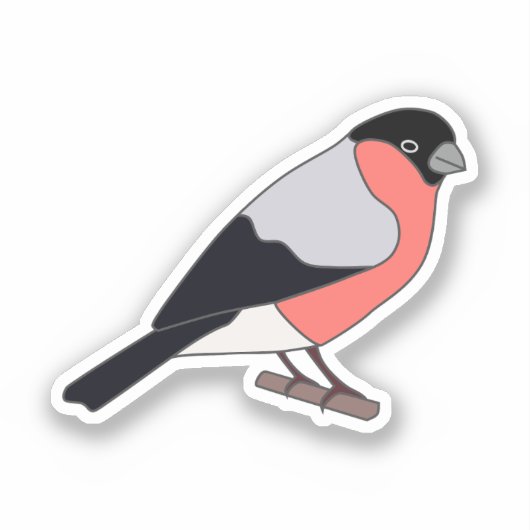 Sticker Bouvreuil (Recto)