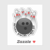 Sticker Bowling Ball et Bowling Pins (Feuille)