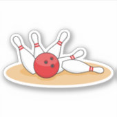 Sticker Bowling Ball Stritles (Devant)