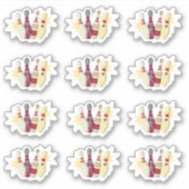Sticker Bowling de style vintage (Devant)