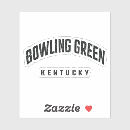 Sticker Bowling Green Kentucky KY (Feuille)