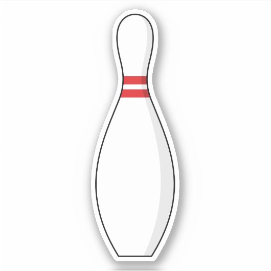 Sticker Bowling Skittle (Devant)