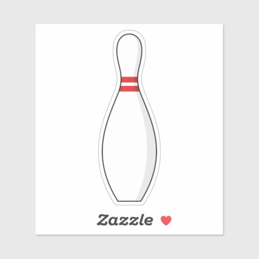 Sticker Bowling Skittle (Feuille)
