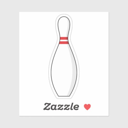 Sticker Bowling Skittle (Feuille)