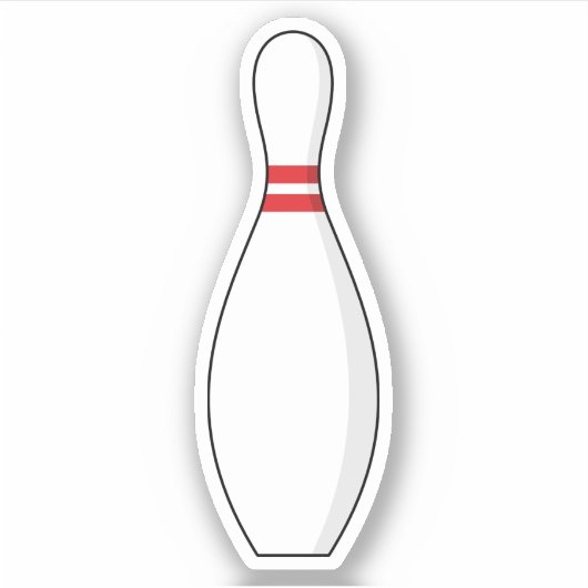 Sticker Bowling Skittle (Devant)