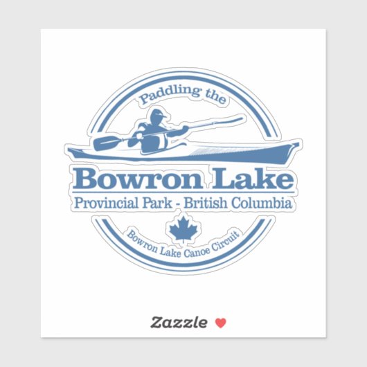 Sticker Bowron Lake PP (SK) (Feuille)