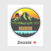 Sticker Boxberg, Allemagne (Feuille)