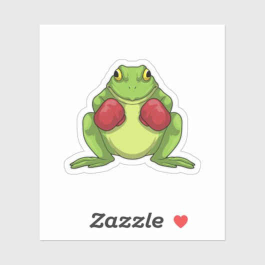 Sticker Boxer Boxing Gloves (Feuille)